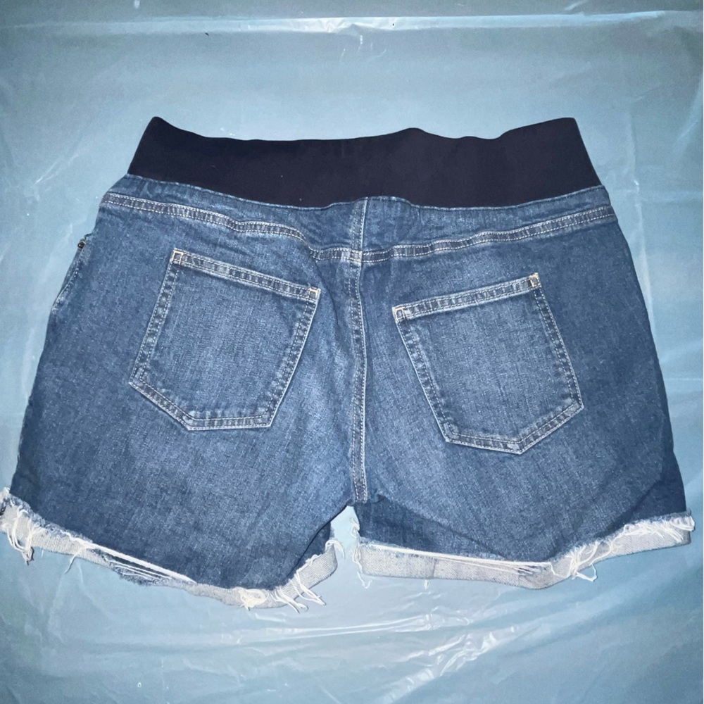 Maternity Jean Shorts - Picture 2 of 3
